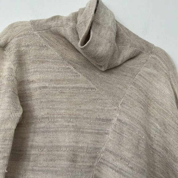 INHABIT Llinen/Alpaca Blend Relaxed Neck Sweater S - Picture 3 of 5